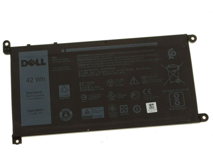 42Wh Dell YRDD6 0VM732 Akku